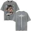 Conor Mcgregor The Notorious Magliette Vintage Lavate Uomo Donna Moda Violenza Estetica Magliette Top Estivi Maglietta Oversize