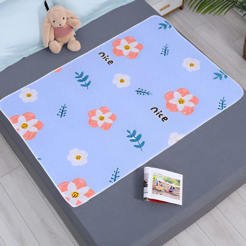 Waterproof Washable Incontinence Bed Pad, Large Size Anti-Side Leakage Care Mat for Adults Elderly Menstrual Student Dormitory