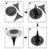 Outdoor Solar Floor Light,8 Led Solar Panel Light Waterproof Garden Floor Passage Light Landscape Lighting For Lawns, Courtyards, Decks, Terraces, Wal