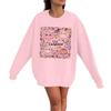 Women's Casual Fashion Long Sleeve Halloween Print Pullover Round Neck Sweatshirt