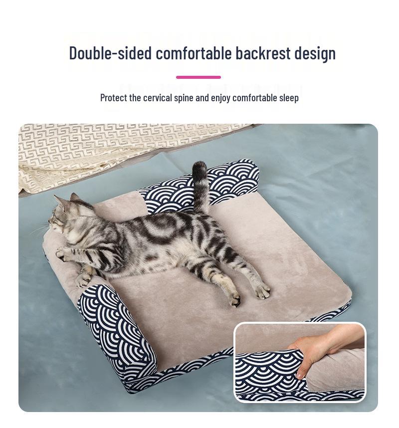 All-Season Removable & Washable Pet Sofa Bed: Cat & Dog Nest