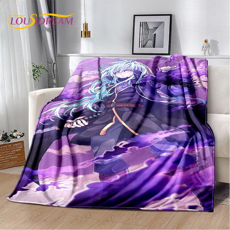 I Got Reincarnated As A Slime Anime Soft Plush Blanket,Flannel Blanket Throw Blanket for Living Room Bedroom Bed Sofa Picnic Kid