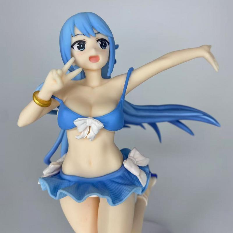 Anime for the Good Wishes, Season 3, Swimsuit Akua Figure Beautiful Girl Model Collection Ornament Doll