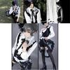 Wykwintny kostium cosplayowy Ciela Phantomhive'a z Czarnego Lokaja z idealnymi szwami