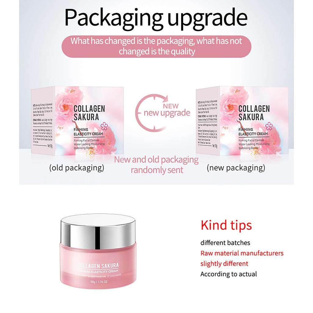 Elastic Firming Moisturizing Cream For Women Hydrating And Moisturizing Collagen Cream 50g