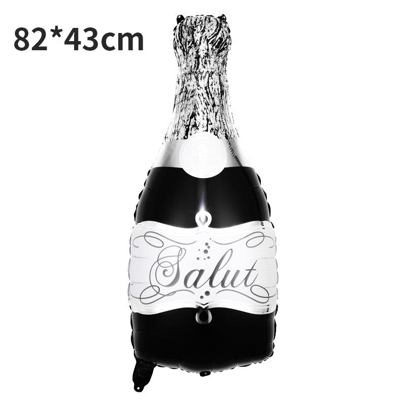 

1Pcs Champagne Root Beer Bottle Series Алюмінієві повітряні кулі День батька День матері Весілля День народження Декор Повітряні кулі Other