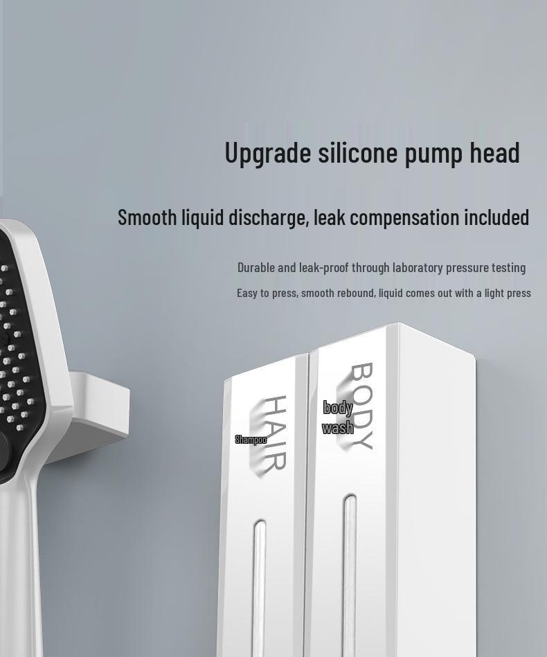 Distributeur de savon et de désinfectant mural magnétique pour salles de bain