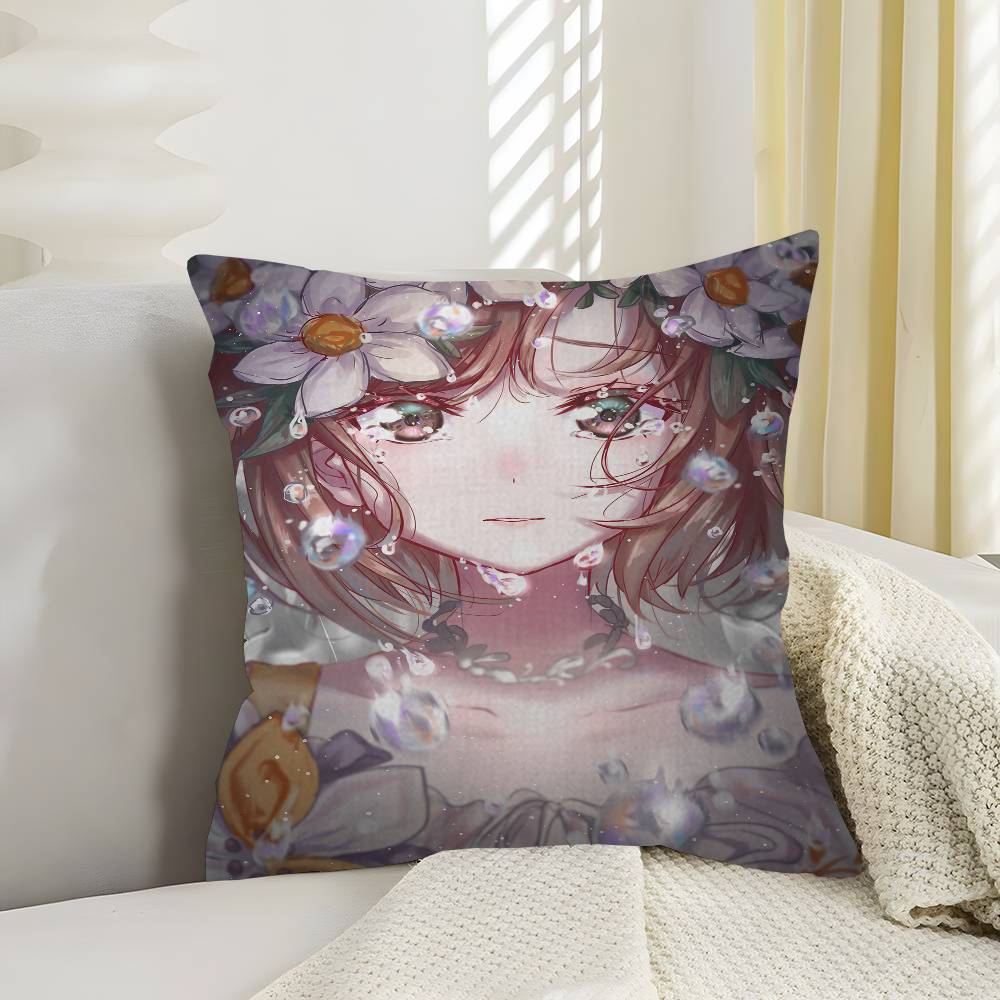 Anime ProjectSekai Pillowcase toon Gift Cushion Cover Bedroom Home Sofa Chair Seat Decor pillow case