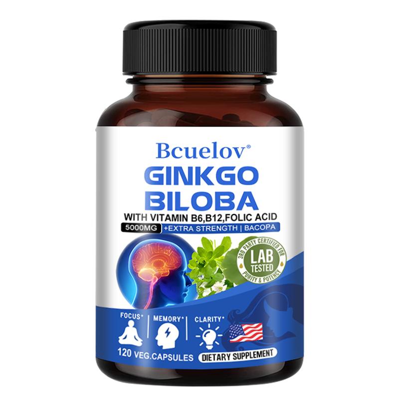 Витамин B6, Центелла азиатская, Фолиевая кислота, Травяные добавки 120 Capsules