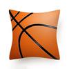 Hot Football Basketball Leather Print Cushion Covers Soccer Fans Decotative Pillows Case Modern Fashion Sofa Couch Throw Pillows