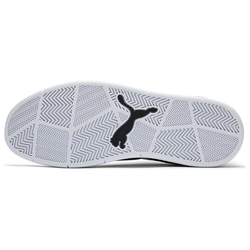 Puma Softride Archer Durable Low-Top Skate Shoes Unisex Skate Shoes White Black Red 391517-02