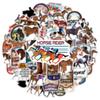 50Pcs Cartoon Cute Galloping Horse Pony Graffiti Stickers Waterproof Decals For Fridge Guitar Laptop Motorcycle Skateboard Toy