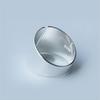 New Fashion Irregular Wide Face 925 Sterling Silver Jewelry Smooth Temperament Geometric Personality Opening Rings TYB9