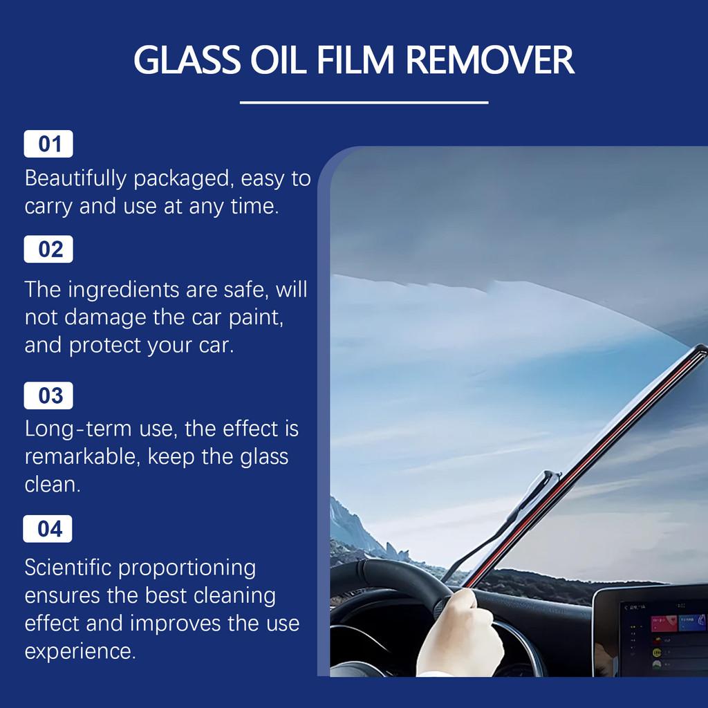 Homonth Glass Oil Film Cleaner For Car Windshields Effective Stain Remover And Crystal Clear Finish