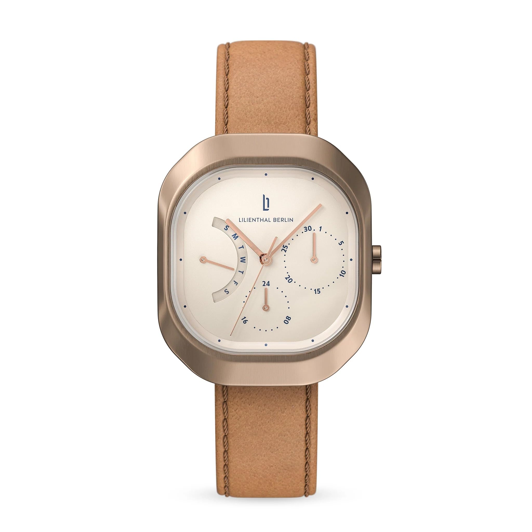 

Lilianthal Berlin Multifunction Made in Brown Watch, Germany, M1-006-CSB003LB, Women s, рожевий