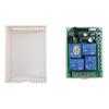 12V 4-Way Wireless Remote Control Switch with 10A Relay & White Duck Egg Remote Control Momentary