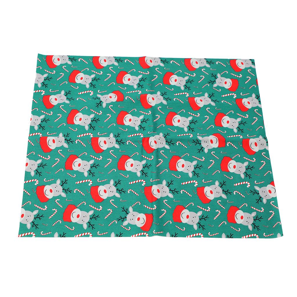 10PCS Christmas Cotton Fabric Twill Printing Fashionable Decorative DIY Cotton Cloth Sewing Craft Fabric Group A