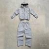 Trendy Cross-Border Zipper Hoodie Jacket with Versatile Long Pants