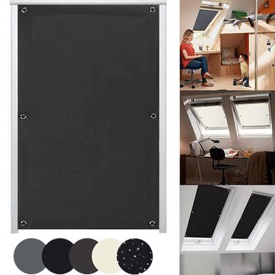 Removable Cloth Adjustable Blackout Blinds Foldable Curtain Suction Cup Curtain Sunshade