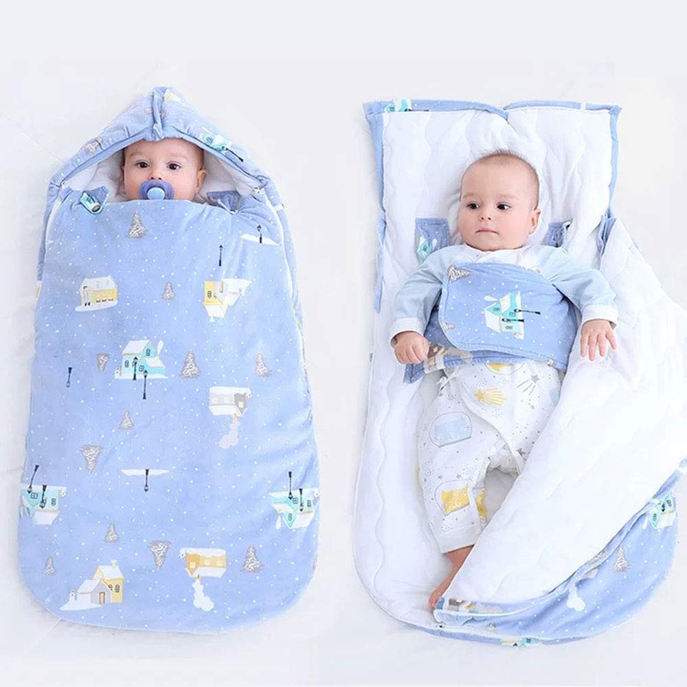 

ZSZY Baby Sleeping Easy Diaper Prevents Nighttime Improves Perfect for Preparing for Baby and Popular for Boys and Ages Bag, Swaddle, Newborn, синий