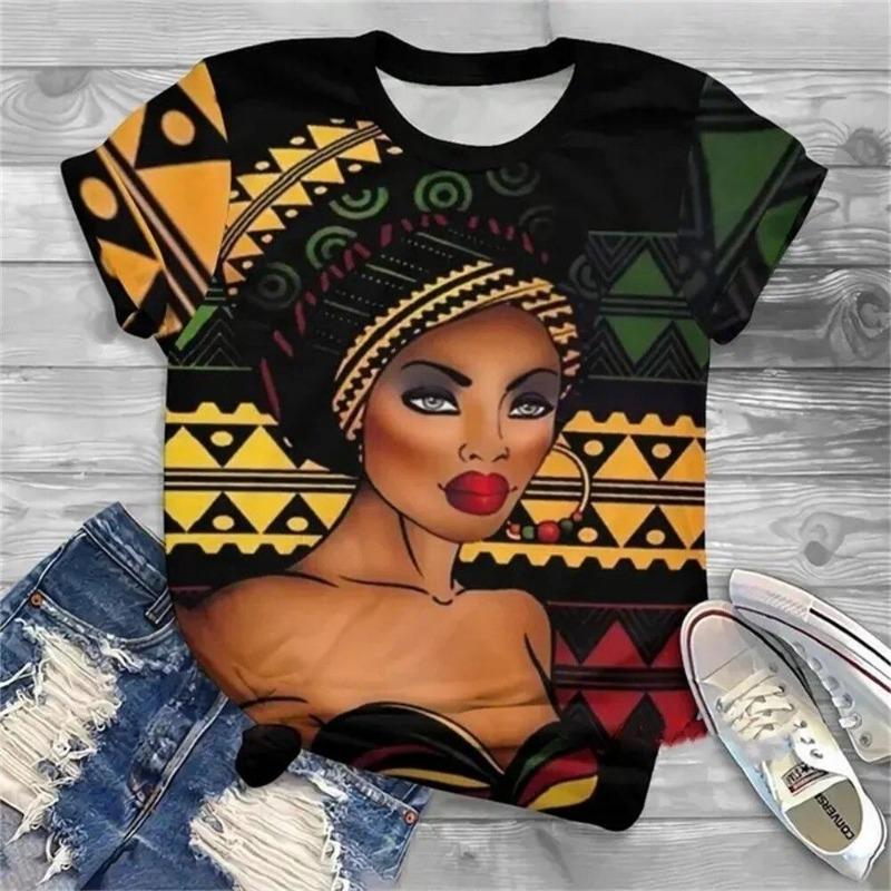 Bohemia Girl 3d Printed Kids Adult T-shirt Summer Women's Casual Outdoor Girl Short Sleeve Tees Top Pullover