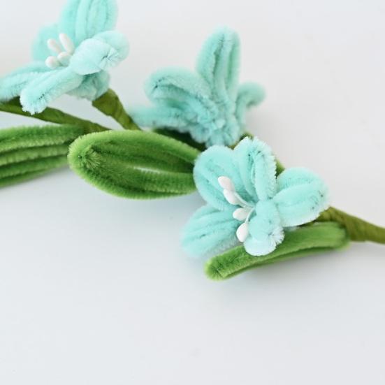 Piprensare Simulerad Blomma Handgjord Mjuk Twist Stick Dekoration Långvarig Vissnar Aldrig Falsk Blomma Heminredning Fotorekvisita