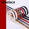 0.6cm Wide Cotton Waxed Shoelaces Flat Shoe Laces Sneakers Boots Waterproof Leather Shoelace 80/100/120/140/160cm 2Pcs/6Pcs