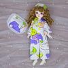 Striped Doll Sleep Clothes Casual Wear BJD Doll Clothes 30cm Doll Pajamas  Gift for Girls