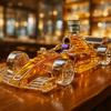 Kreatywny Szklany Karafka do Whiskey w Kształcie Samochodu Wyścigowego Wysokoborosilikatyczna Butelka na Wino Ornament Barowy