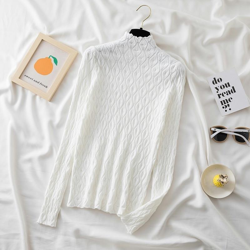 Turtleneck Women Sweaters Autumn Winter Pullover Cashmere Warm Slim Tops Sweater Knitted Jumper Solid Soft 17688