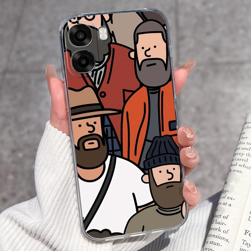 Kompatibilní Pro Oppo A6x A5x A6 Pro A39 K12x Kryt na telefon Roztomilý vzor Malý princ Měkké průhledné silikonové pouzdro s chráničem objektivu Pro Oppo Nárazníkové pouzdro