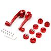 2pcs Window Crank Handle Winder Riser Billet CNC Aluminum Alloy Universal Auto Car Wagon Door Window Crank Handle Winder