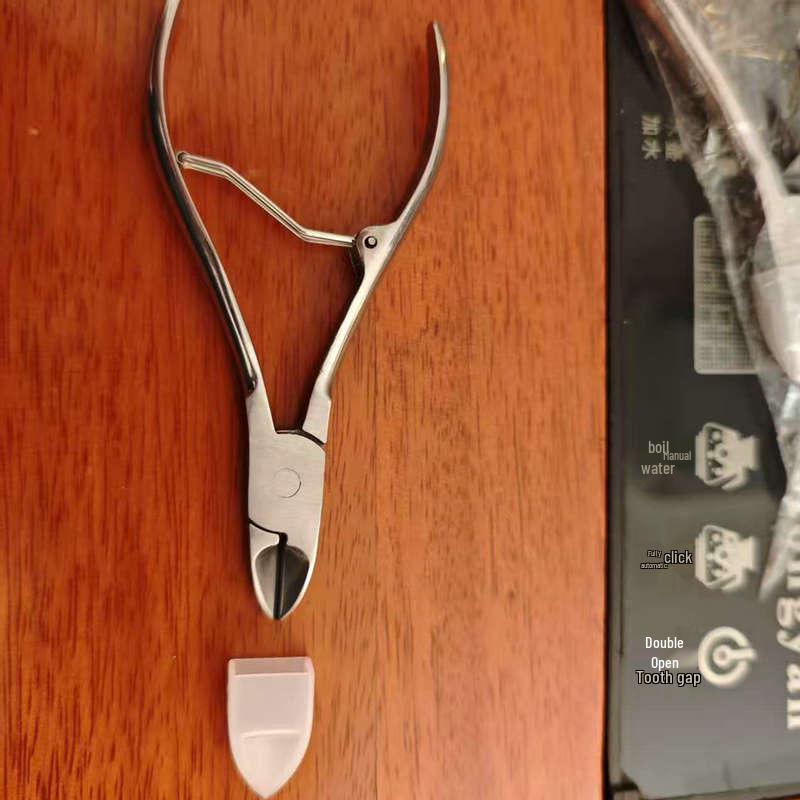 Stainless Steel Ingrown Nail Clippers: Sharp Cuticle Pliers with Large Opening
