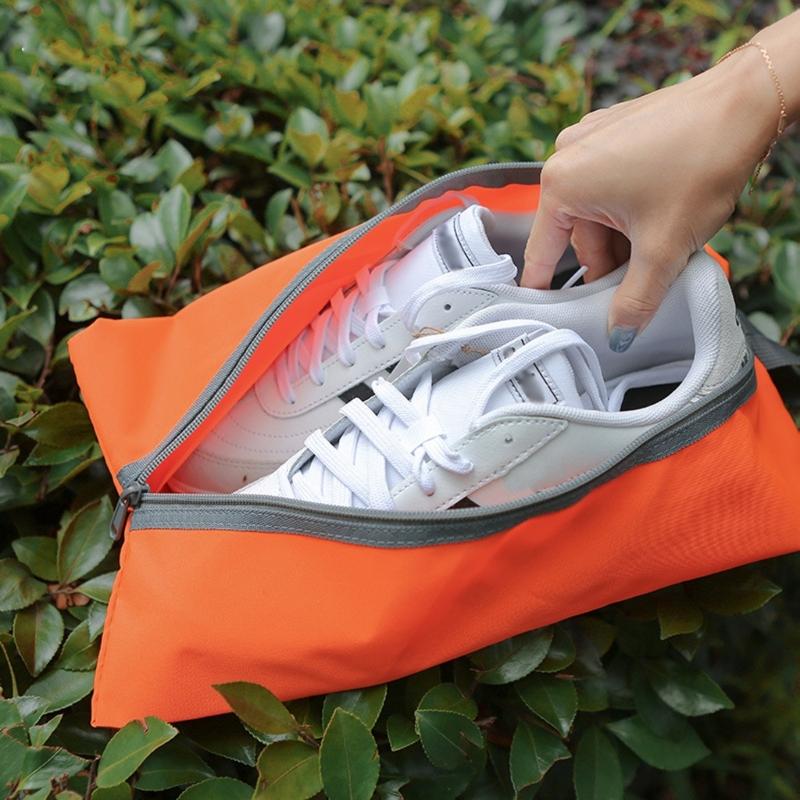 Fabric Storage Bag Various Compartments Portable Organizing Bags Oxford Cloth Texture for Hiking Camping Swimming Needs