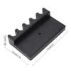 Ongwan Billiard Cue Hard Adhesive Cue Holder with PE Portable and Easy to Install and Black 5-Cue Rack, Bag, Durable, Use,