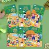 6Pcs Colorful Eid Mubarak Cash Envelopes Paper Ramadan Decoration Money Cards  for Family Gathering