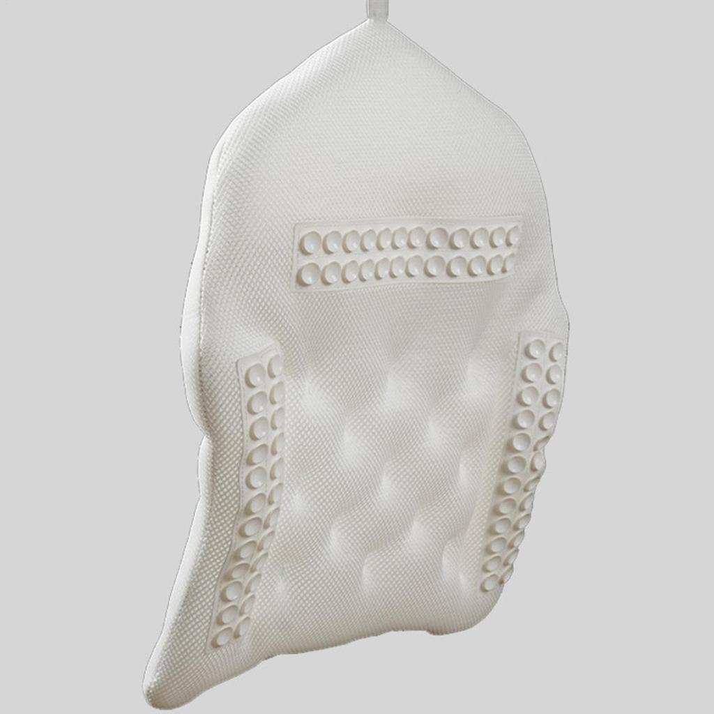Bath Pillow 4D Spa Bath Pillow Shower Cushion With Suction Cups Bathroom Headrest For Soaking Relaxation Home Pool Spa Outdoor