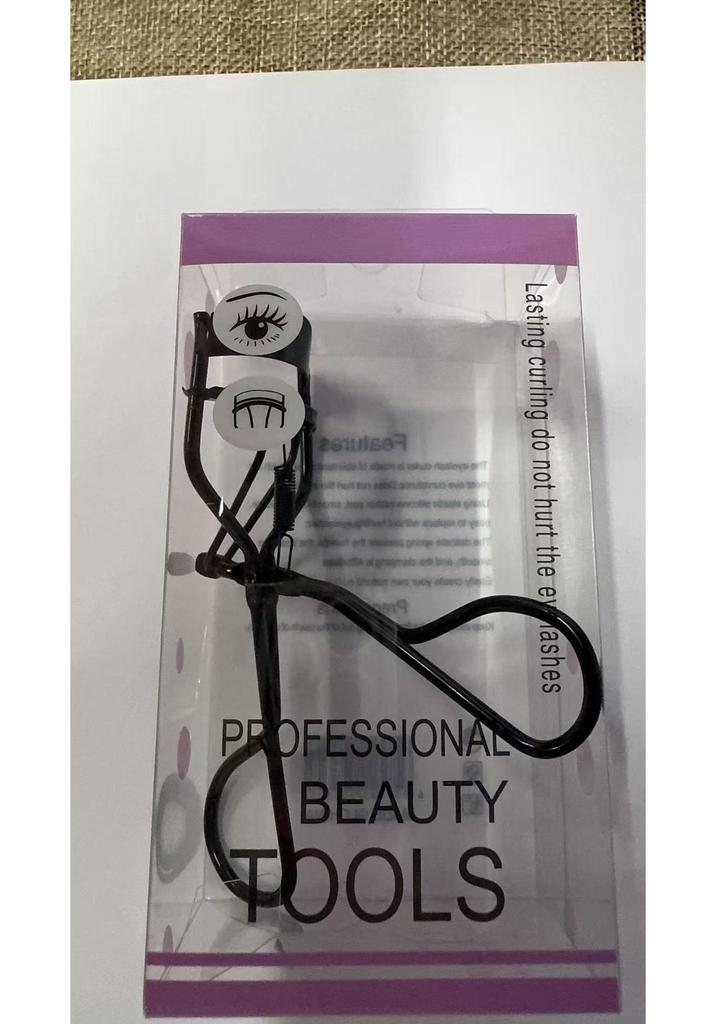 Wide-Angle Eyelash Curler & Tweezers - for Curling False Eyelashes and Natural Brows