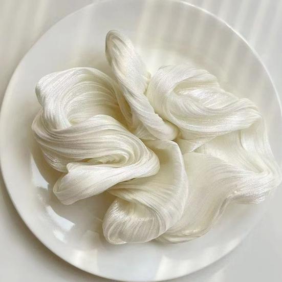 Elástico de Cabelo Alta Elasticidade Sem Danos ao Cabelo Cetim Macio Corda de Cabelo Grande Fofa Coque Scrunchie de Cabelo Acessórios de Cabelo para Ir ao Trabalho Encontros