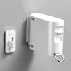 4.2M Wall Mount Retractable Clothesline 180 Degrees Rotatable Folding Invisible