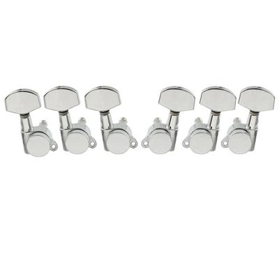 Musiclily Pro Guitar Locking Tuners for Chrome 3+3 Electric/Acoustic Guitars,