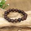 TopHanqi 3pcs Vintage Style Multi-color Wooden Beaded Elastic Stretch Bracelet Set for Men and Women