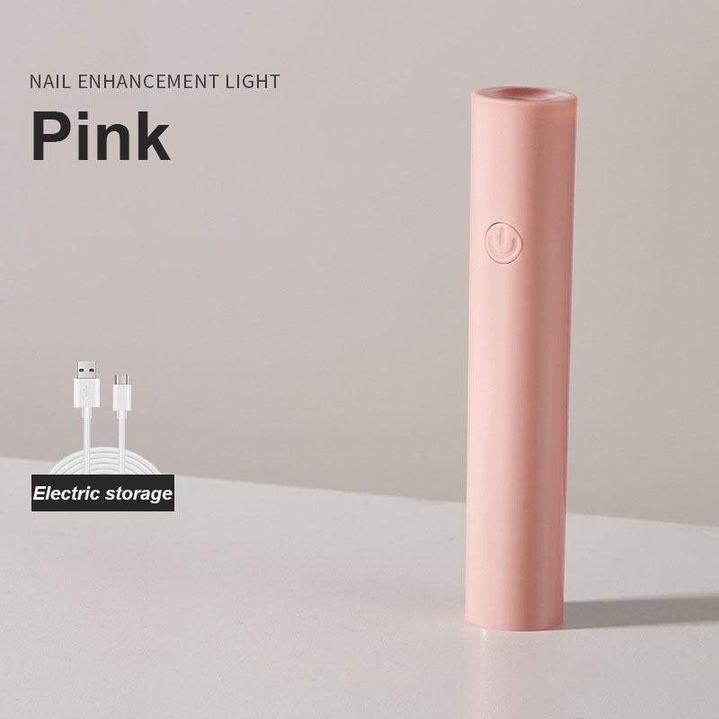 [New!!]Mini Portable Nail Quick Drying Lamp Handheld UV Adhesive Glue Usb Charging Flashlight Diy Manicure Tools