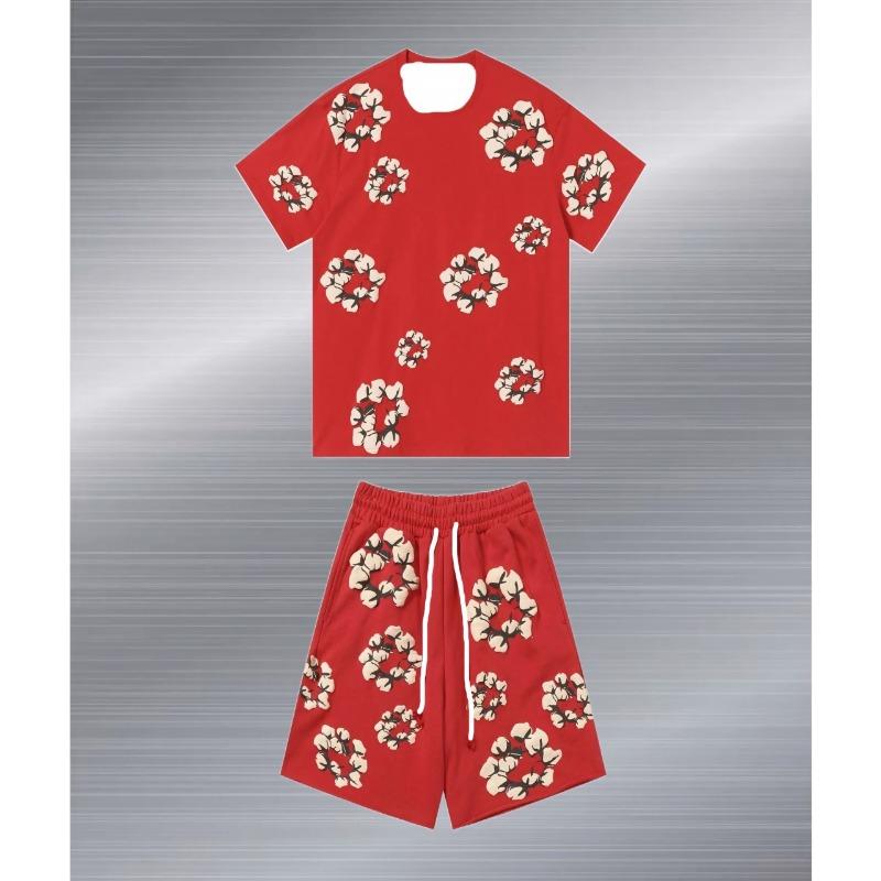 Summer New Men's Set Casual and Fashionable 3D Printed Outdoor Casual and Fashionable Comfortable Men's Set