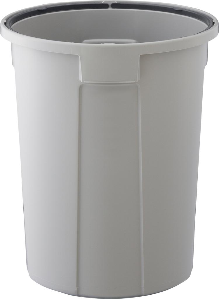 Squirrel Trash Can Round Pail Body Belk Light Gray 45L Made In Japan 45N