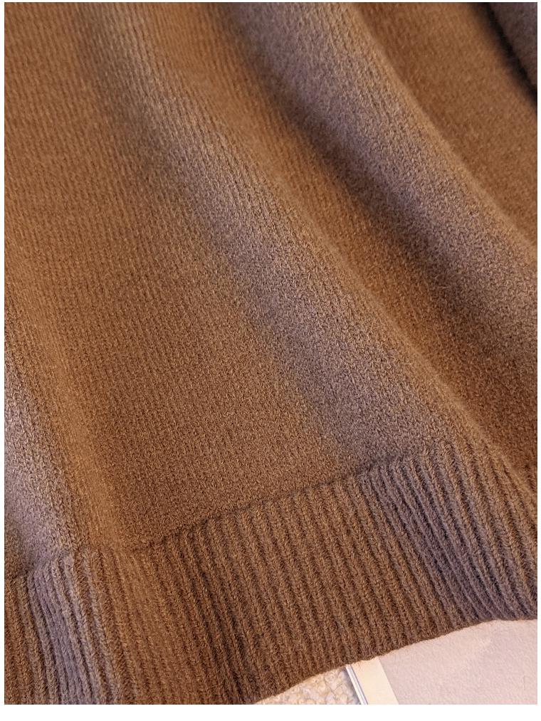 Elegant Plus Size Beaded Knit Sweater for Women - Winter Fashion for Curvy Figures