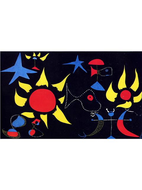 Famous Joan Miro Surrealism Artwork Posters Abstract Canvas Painting Retro Wall Art For Modern Living Room Home Decoration No Frame