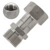 Stainless Steel Pressure Washer Swivel Connector M22 15mm Hose Fitting for High Pressure Cleaning Hoses and Car Wash Tools