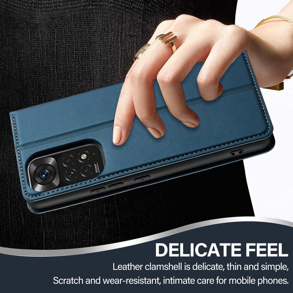 LC.IMEEKE L1 Series for Xiaomi Redmi Note 12S 4G/Note 11S 4G/Note 11 4G (Qualcomm) Case PU Leather Wallet Stand Phone Cover