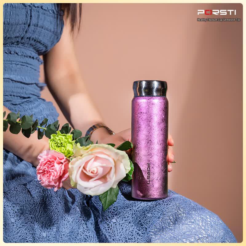 PORSTI Ultralight Titanium Insulated Bottle